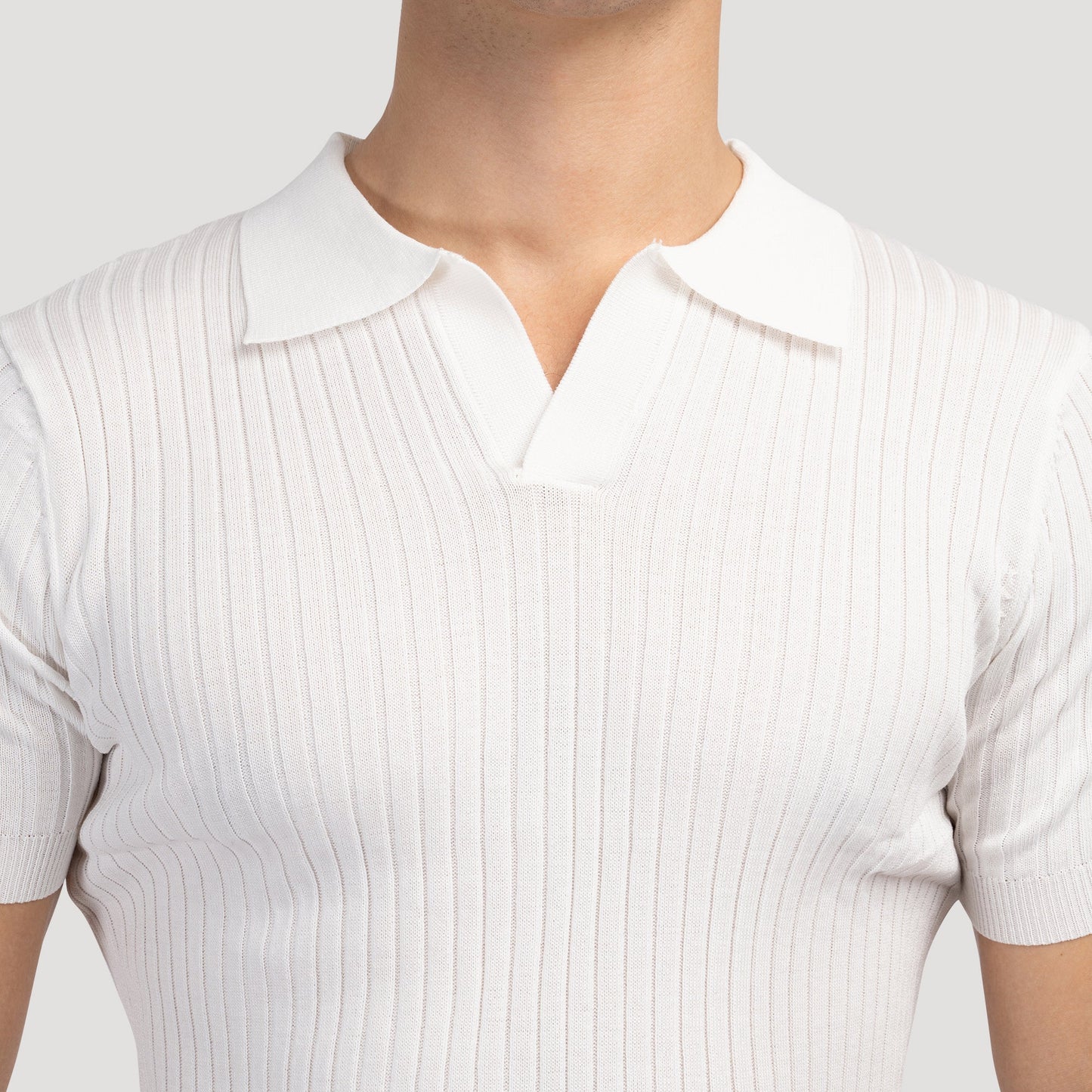 Casual V-Neck Polo Shirt