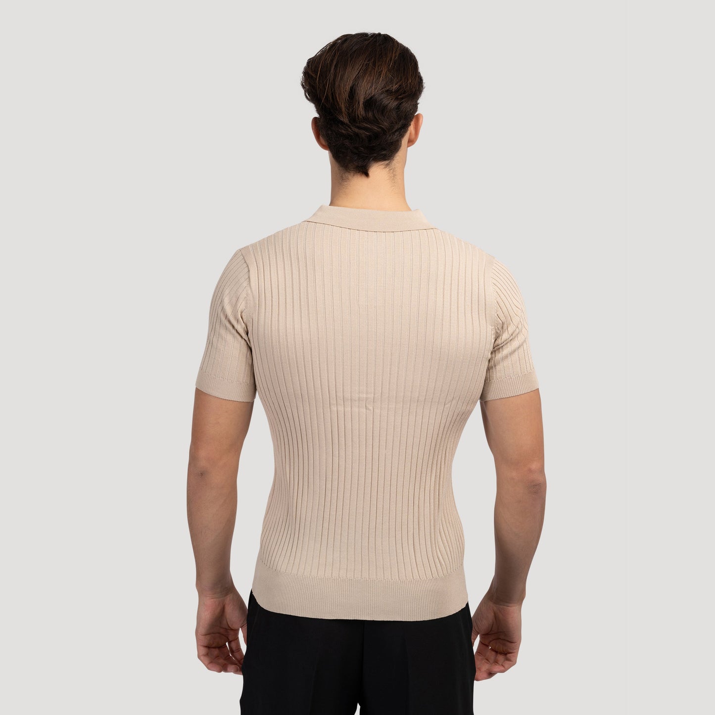Casual V-Neck Polo Shirt
