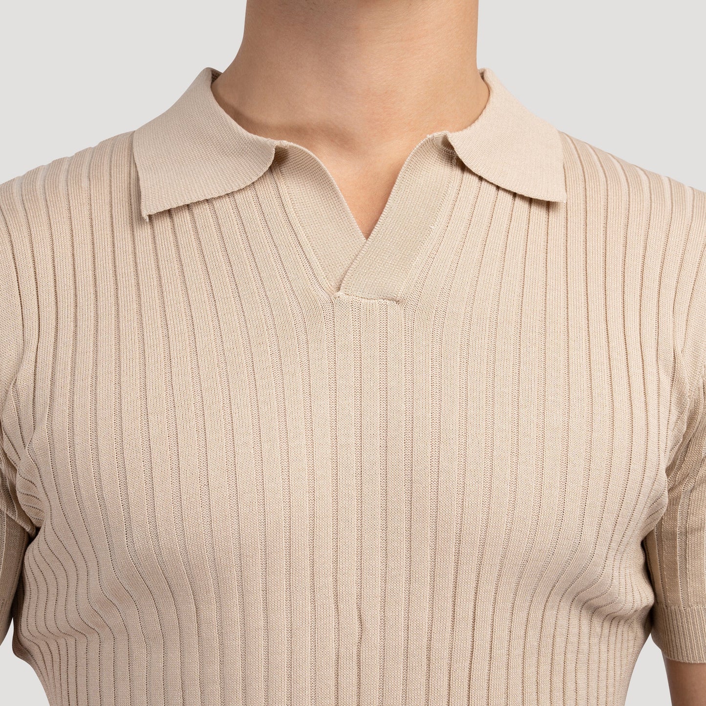 Casual V-Neck Polo Shirt