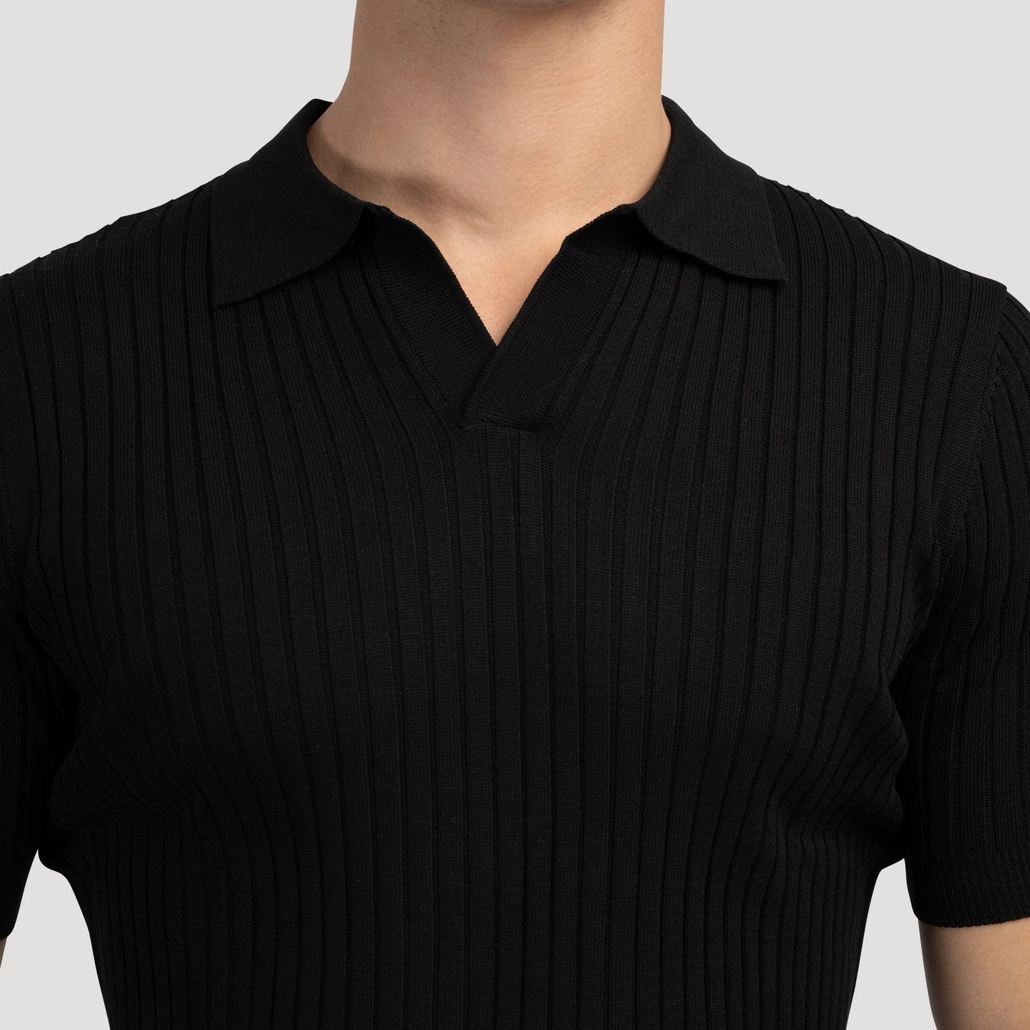 Casual V-Neck Polo Shirt