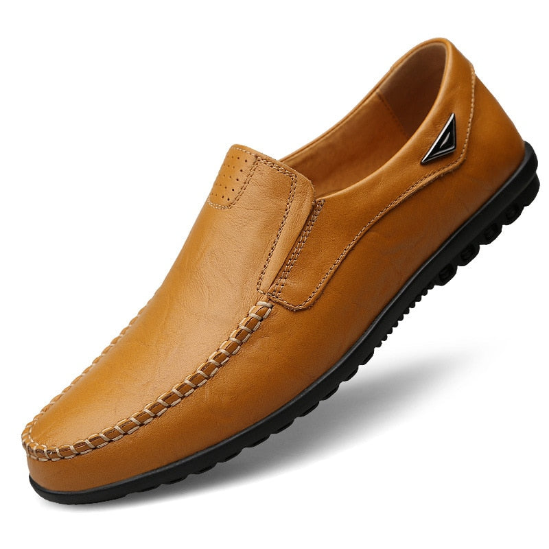 John Capri Men's Genuine Leather Moccasin