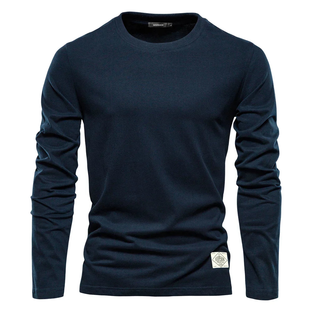 Classic Cotton Long Sleeve T-Shirt John Capri