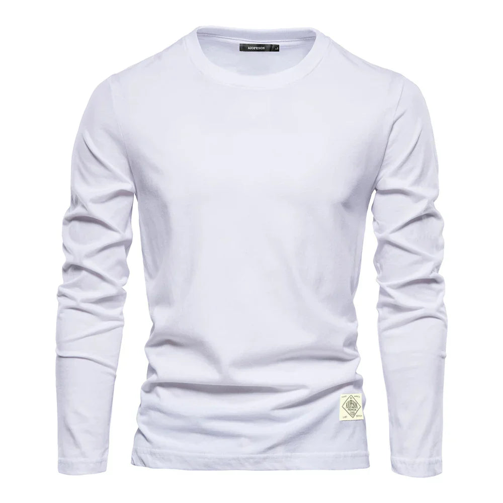 Classic Cotton Long Sleeve T-Shirt John Capri