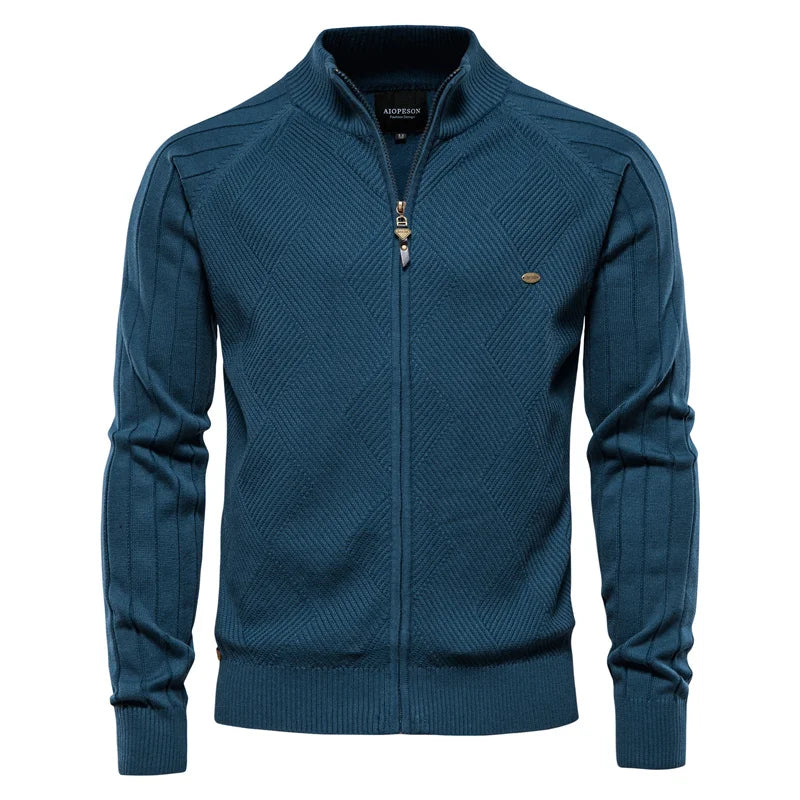 High Collar Cardigan Manchester Jacket