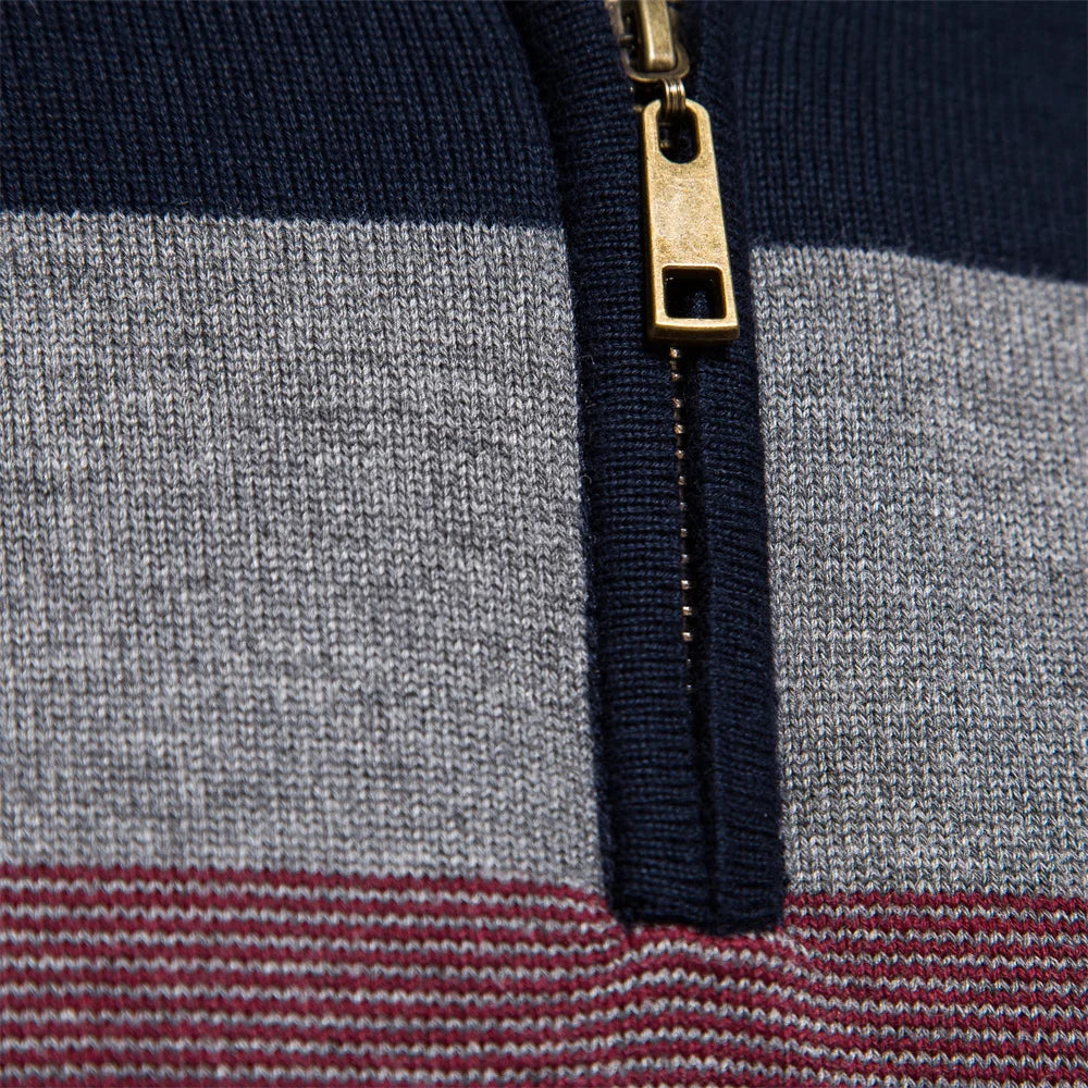Porto Casual Sweater with Zipper