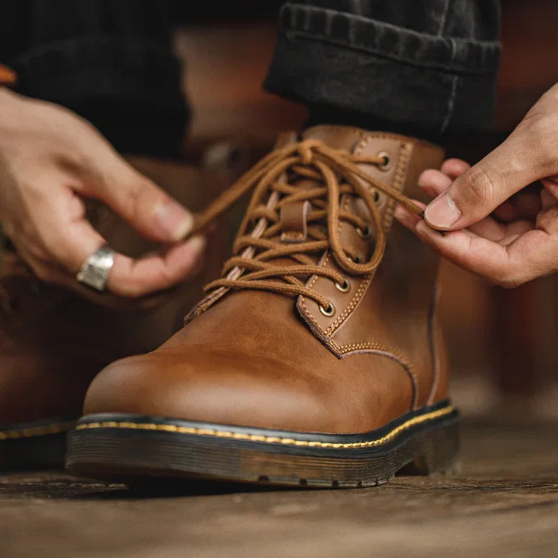 Motorcycle Leather Boot