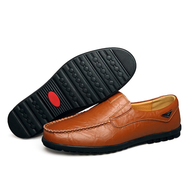 John Capri Men's Genuine Leather Moccasin