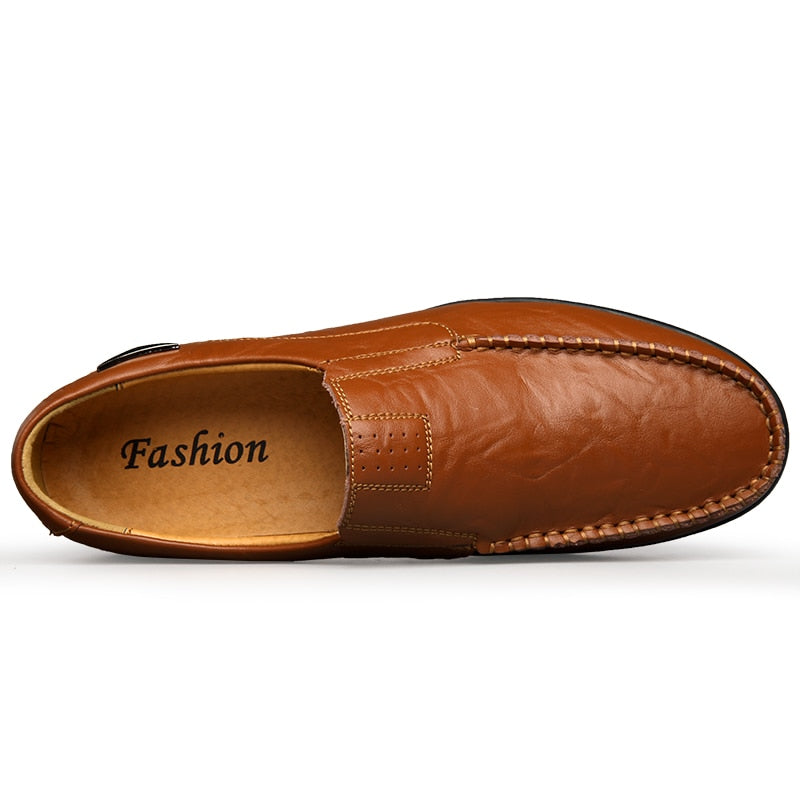 John Capri Men's Genuine Leather Moccasin