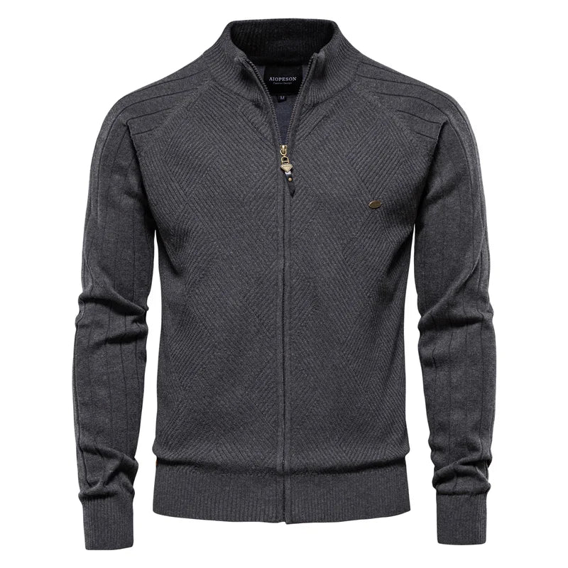High Collar Cardigan Manchester Jacket