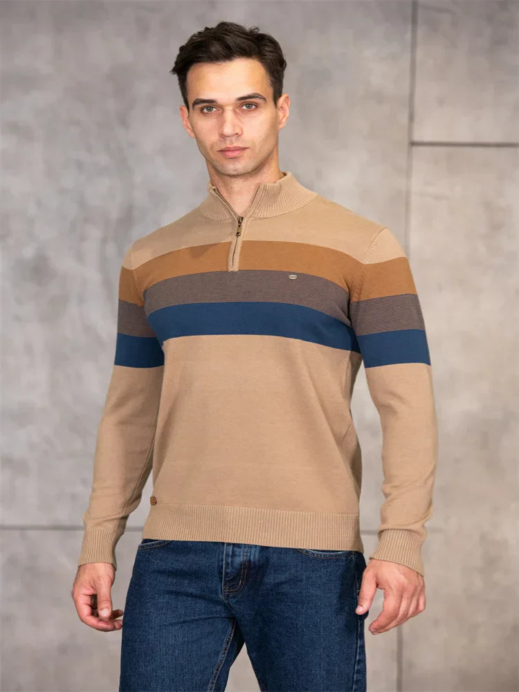 Porto Casual Sweater with Zipper