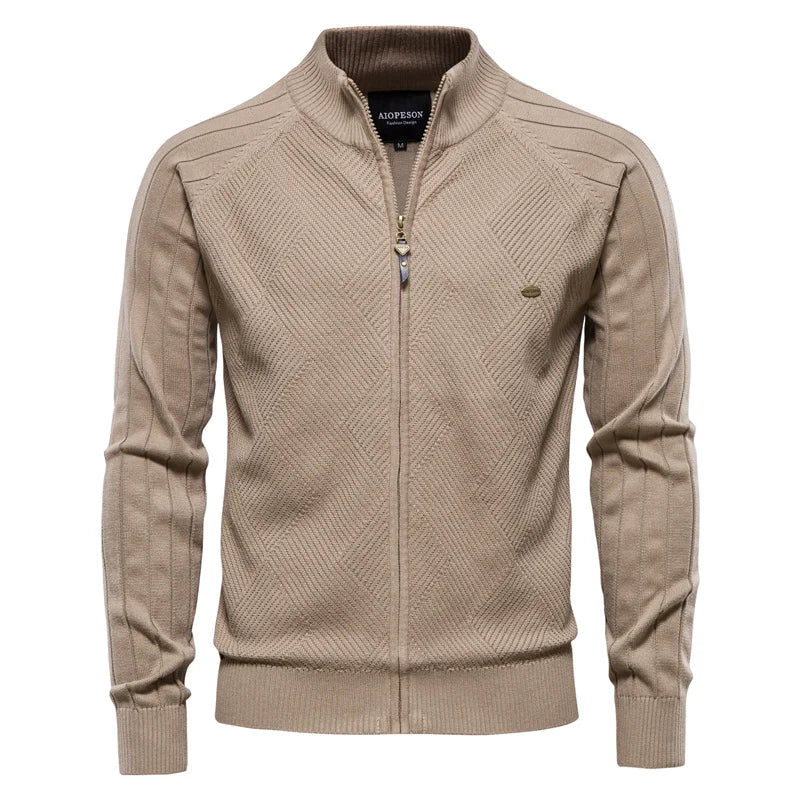 High Collar Cardigan Manchester Jacket