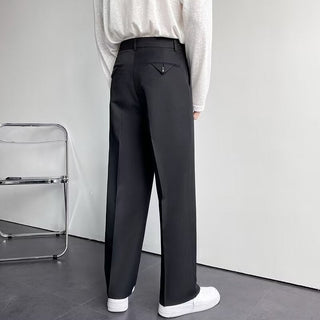 Casual Tailored Loose-Fit Pants