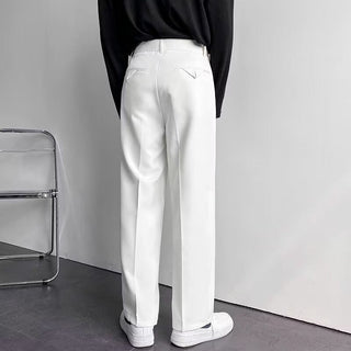 Casual Tailored Loose-Fit Pants