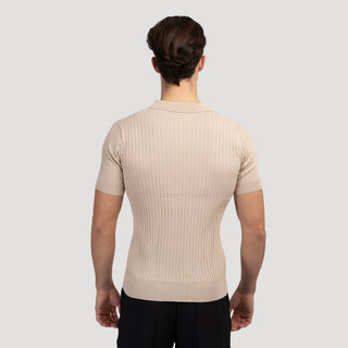 Casual V-Neck Polo Shirt