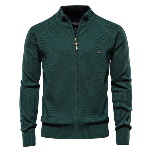 High Collar Cardigan Manchester Jacket