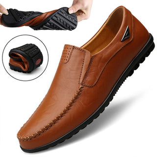 John Capri Men's Genuine Leather Moccasin