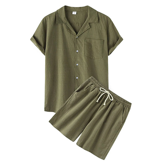 Madri Capri Beach Shirt & Shorts Set